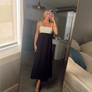 Sincerely Jules Black and White Maxi Dress